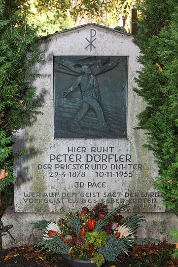 Das Grab von Peter Dörfler.