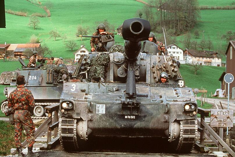 Wehrhafte Schweiz: Das Land hat rund 175.000 Mann unter Waffen (Symbolbild)