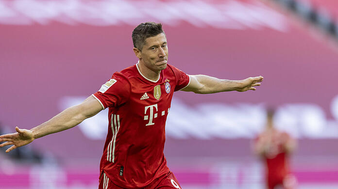 Robert Lewandowski schnürte gegen Borussia Mönchengladbach am Wochenende einen Dreierpack.