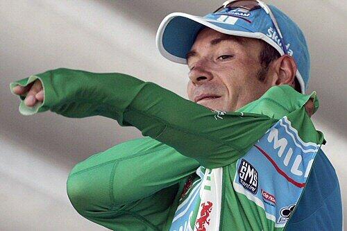 Erik Zabel in seinem Lieblingsoutfit: Das grüne Trikot der Tour de France