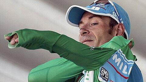 Erik Zabel in seinem Lieblingsoutfit: Das grüne Trikot der Tour de France