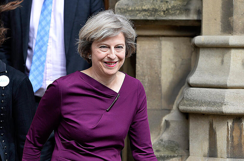 Theresa May wird die zukünftige Nachfolgerin von Premierminister David Cameron.
