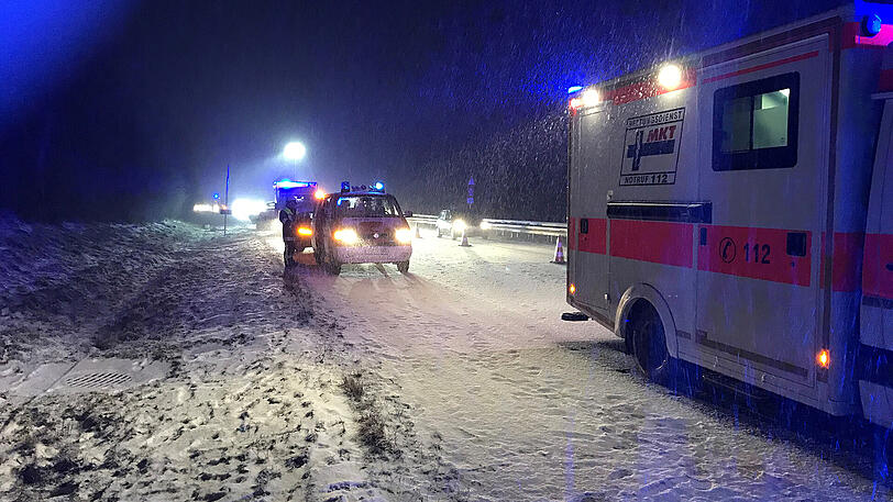 Bei dem Verkehrsunfall auf der A96 bei Parsdorf wurde glücklicherweise niemand schwerer verletzt.