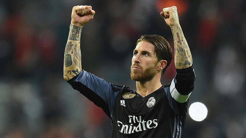 Real Madrid um Kapitän Sergio Ramos gibt sich selbstbewusst vor dem Rückspiel gegen Bayern.