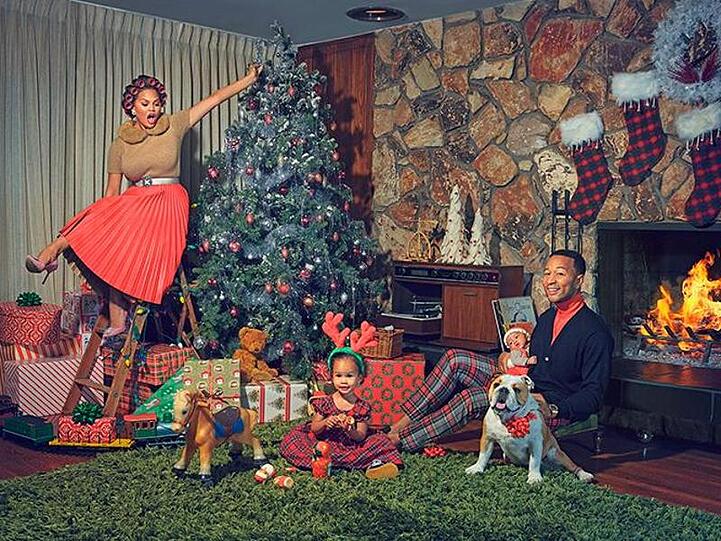 So sieht das Weihnachtsfest bei John Legend aus.