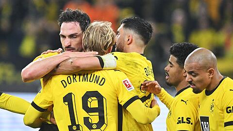Ein Kopfballtor von Mats Hummels brachte Borussia Dortmund auf die Siegerstraße.