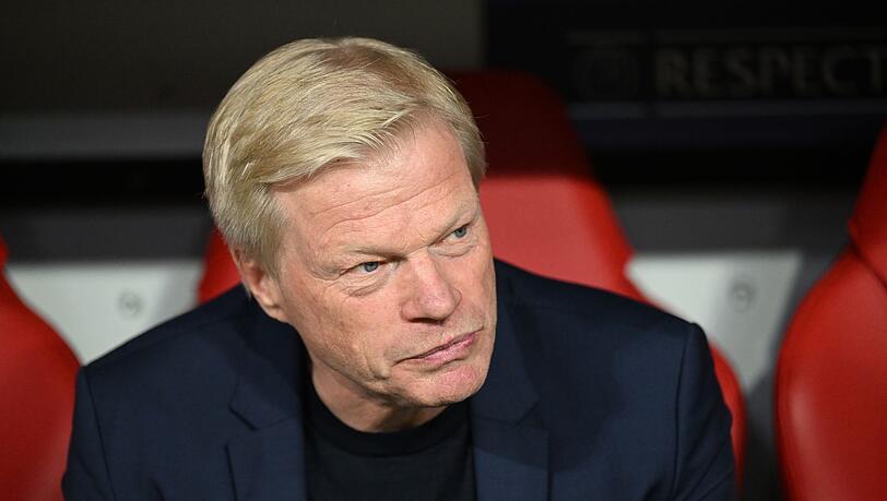 Münchens Oliver Kahn, Vorstandsvorsitzender der FC Bayern München AG, vor dem Spiel.