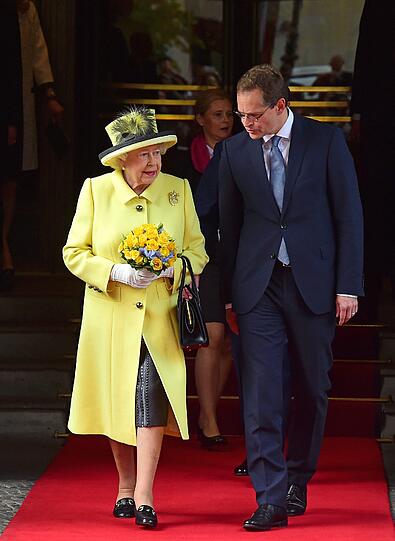 Sonnig: Die Queen bei ihrem Deutschland-Besuch 2015.
