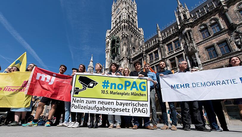 Im Sommer 2018 demonstrierten Zehntausende in der Münchner Innenstadt gegen das Polizeiaufgabengesetz (PAG). (Archivbild)