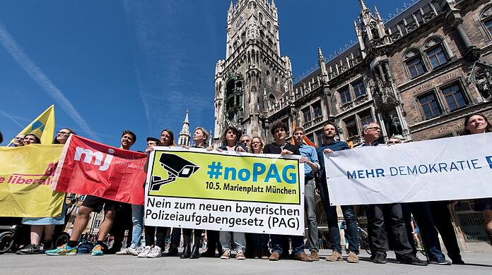 Im Sommer 2018 demonstrierten Zehntausende in der Münchner Innenstadt gegen das Polizeiaufgabengesetz (PAG). (Archivbild)