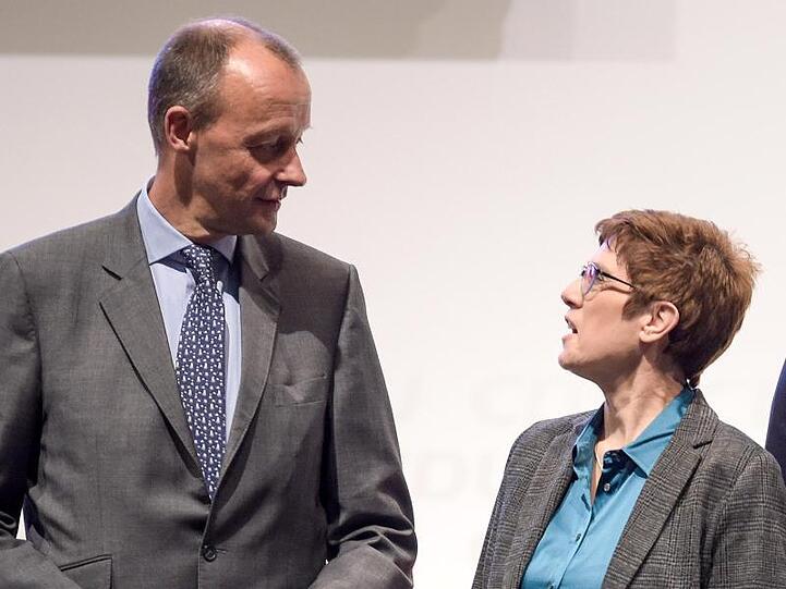 Konkurrenten um den CDU-Vorsitz: Friedrich Merz und Annegret Kramp-Karrenbauer.