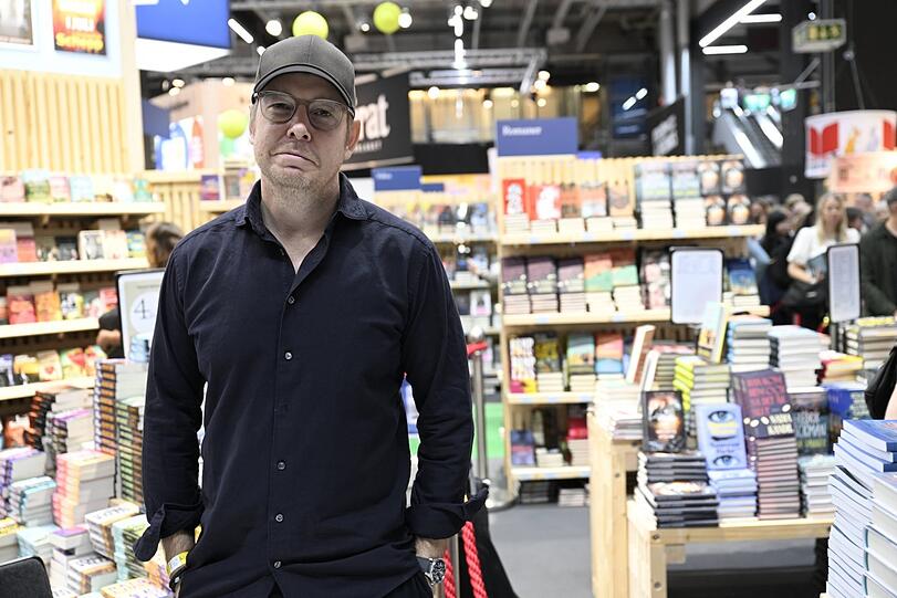 Fredrik Backman tauf der Buchmesse in G&ouml;teburg 2025.