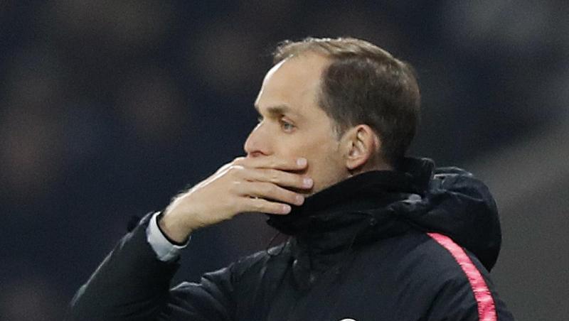Bedient: PSG-Coach Thomas Tuchel bei der 1:5-Pleite in Lille. Bedient: PSG-Coach Thomas Tuchel bei der 1:5-Pleite in Lille.
