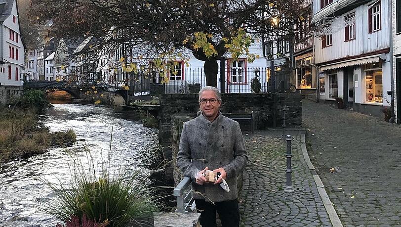 Steffen Kopetzky in Monschau in der Eifel.