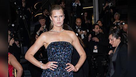 Toni Garrn bei einem Auftritt in Cannes.