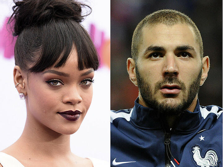 Karim Benzema könnte sich an Rihanna leicht die Finger verbrennen