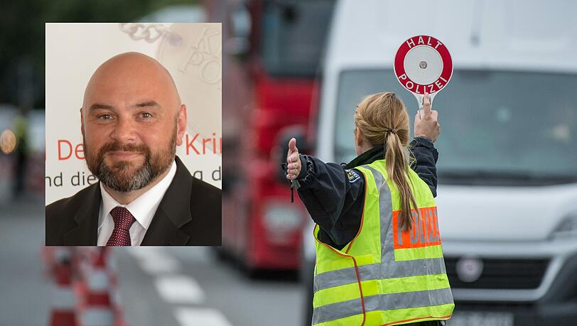 Im Dauereinsatz: die Polizei. Für sie meldet sich BDK-Chef André Schulz (kl. Foto) jetzt zu Wort.