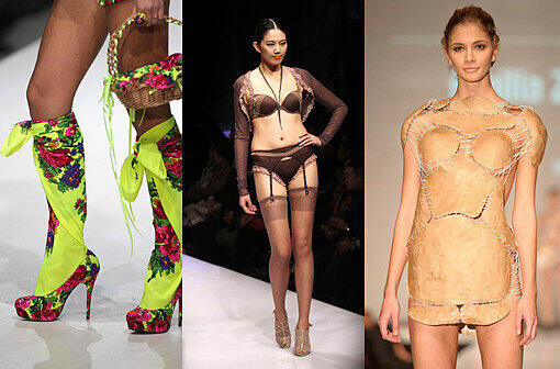 Schräg, sexy oder schlicht nicht mehr tragbar? Wir zeigen die neusten Kollektionen von der Fashion Week...