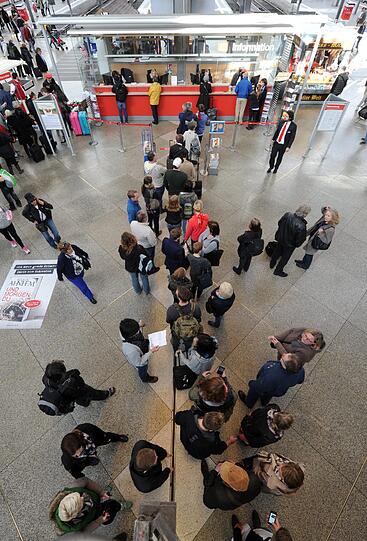 So sah es am Samstag am Hauptbahnhof aus. Die Bilder vom Bahnstreik in München