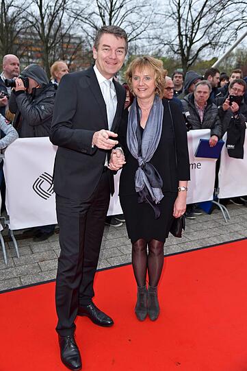 Jörg Schönenborn mit Ehefrau Jona Teichmann.