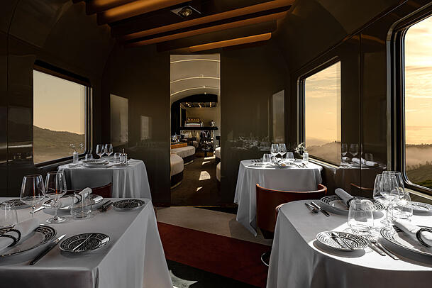 Ein "Luxury-Hotel auf Schienen" nennt Heinz Beck den italienischen Orient-Express. Ein "Luxury-Hotel auf Schienen" nennt Heinz Beck den italienischen Orient-Express.