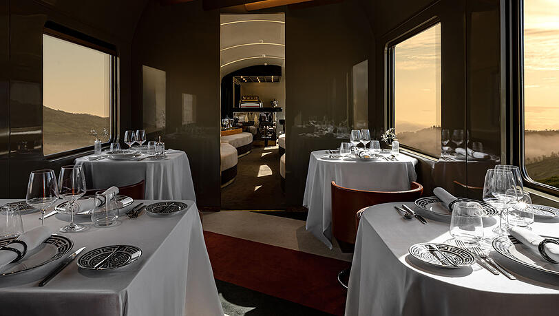 Ein "Luxury-Hotel auf Schienen" nennt Heinz Beck den italienischen Orient-Express. Ein "Luxury-Hotel auf Schienen" nennt Heinz Beck den italienischen Orient-Express.