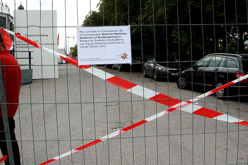 München bereitet sich für die große Feier zur Deutschen Einheit vor. Die Bilder