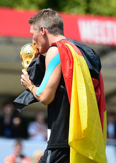 Die Weltmeister feiern am Brandenburger Tor. Die Bilder von der Fanmeile.