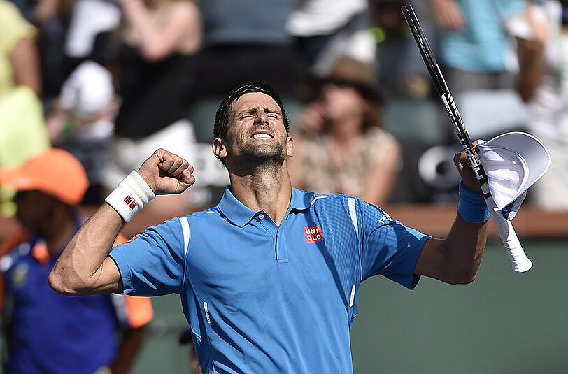 Im Halbfinale besiegte der Serbe Novak Djokovic den Spanier Rafael Nadal nach 1:58 Stunden mit 7:6 (7:5), 6:2.