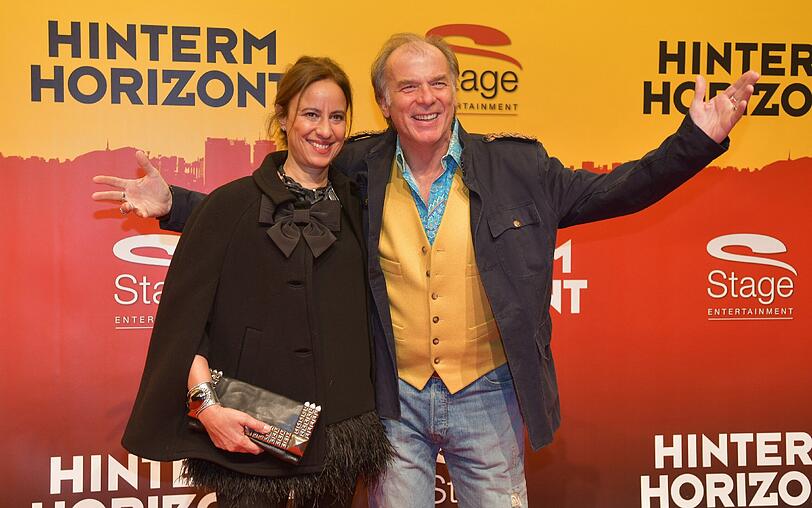 Der Schauspieler Wolfgang Fierek und seine Frau Djamila Mendil.