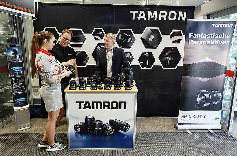 Experten vor Ort: Die Workshops von Tamron, Nikon, Canon, Adobe, Sony und Panasonic waren allesamt ausgebucht.