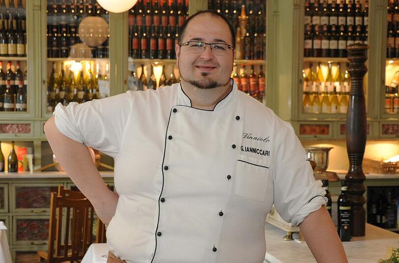 Er hat das Fünf-Gänge-Menü für die Leser der Abendzeitung kreiert: Gianni Ianniccari, der neue Chefkoch im Haidhauser Restaurant "Vinaiolo".