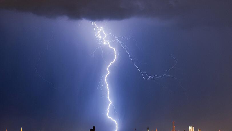 In München werden wieder starke Gewitter erwartet.