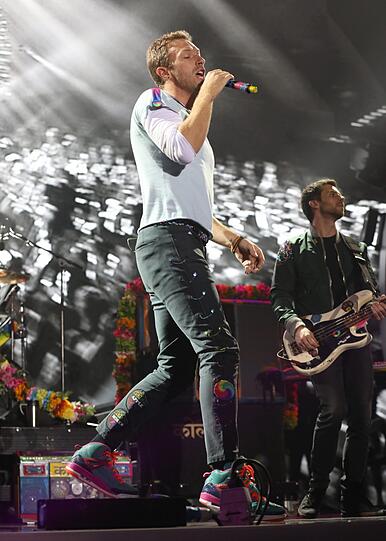 Platz 7: Die Band Coldplay verdiente 115,5 Millionen US-Dollar (hier mit Frontsänger Chris Martin)