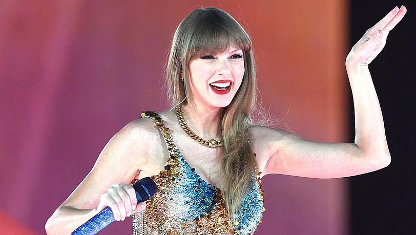 Taylor Swift singt auf der "Eras Tour" im Accor-Stadion in Sydney.