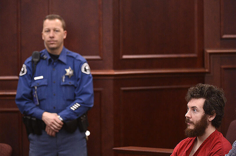 Dem Amokläufer James Holmes droht bei einer Verurteilung die Todesstrafe.
