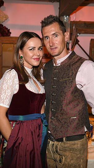Miroslav Klose mit Frau Sylwia.