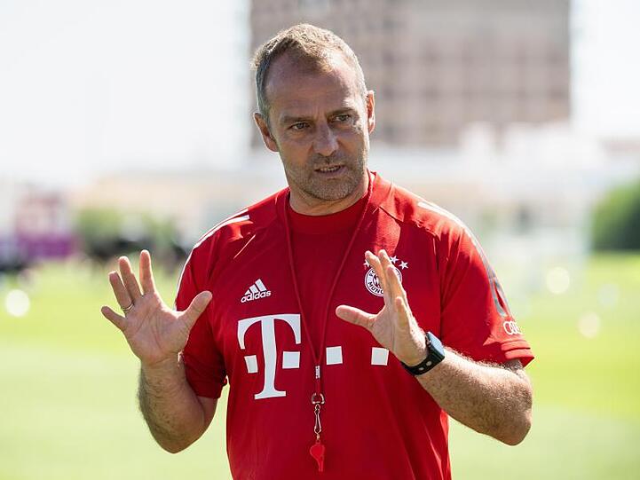 Trainer Hansi Flick vom FC Bayern München. Foto: Matthias Balk/dpa