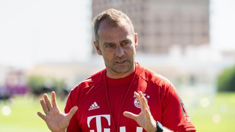 Trainer Hansi Flick vom FC Bayern München. Foto: Matthias Balk/dpa Trainer Hansi Flick vom FC Bayern München. Foto: Matthias Balk/dpa