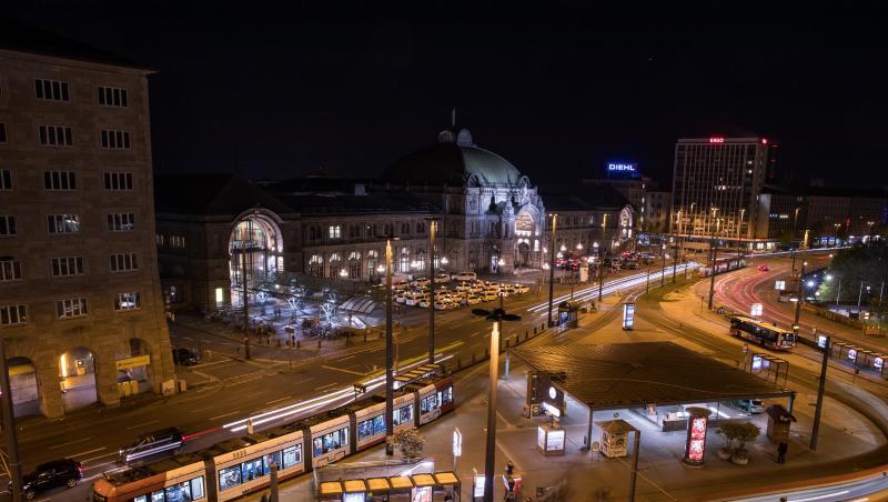 Blick auf den Hauptbahnhof in Nürnberg. Foto: Daniel Karmann/Archiv Blick auf den Hauptbahnhof in Nürnberg. Foto: Daniel Karmann/Archiv