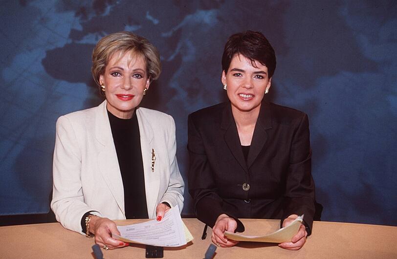 Dagmar Berghoff mit Susanne Daubner 1998.