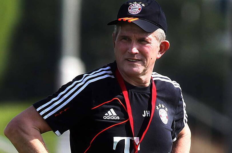 Trainer Jupp Heynckes im Trainingslager des FC Bayern in Doha, Katar.