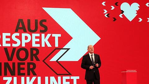 SPD-Kanzlerkandidat Olaf Scholz findet: "Eine weitere von CDU und CSU geführte Regierung wäre ein Risiko für Wohlstand und Arbeitsplätze.".