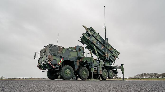 Ein Flugabwehrraketensystem vom Typ Patriot, hier im Bestand der Bundeswehr.
