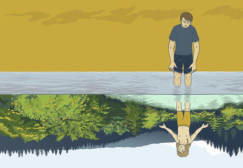 Eine Szene aus der Graphic Novel.