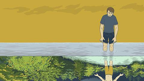 Eine Szene aus der Graphic Novel.