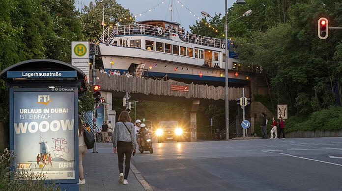 Den Abend an der Alten Utting ausklingen lassen – schön!