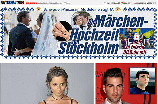 Bei der Bild gerieten sie ins Schwärmen: "Es war eine Hochzeit wie im Märchen: Der Himmel über Schwedens Hauptstadt strahlend blau, die Gäste gut gelaunt, das Brautpaar verliebt und wunderschön."