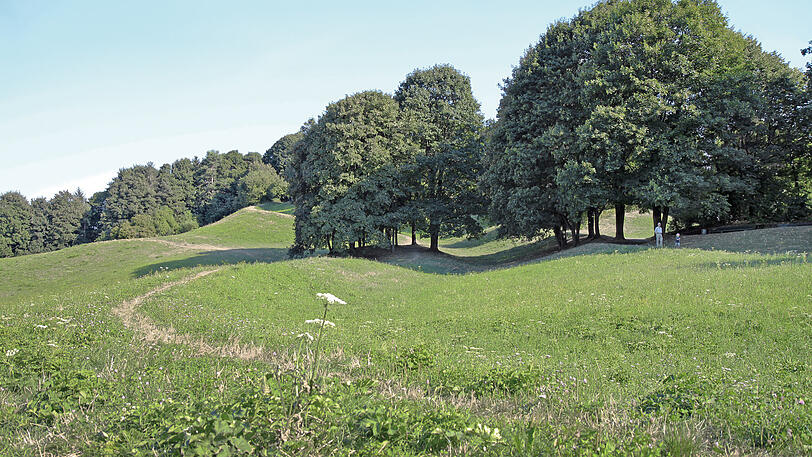 Auf 511 Metern ist der Wanderer auf dem Luitpoldhügel.
