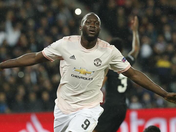 Romelu Lukaku brachte Manchester United mit seinen zwei Toren im Auswärtsspiel in Paris auf die Siegerstraße.